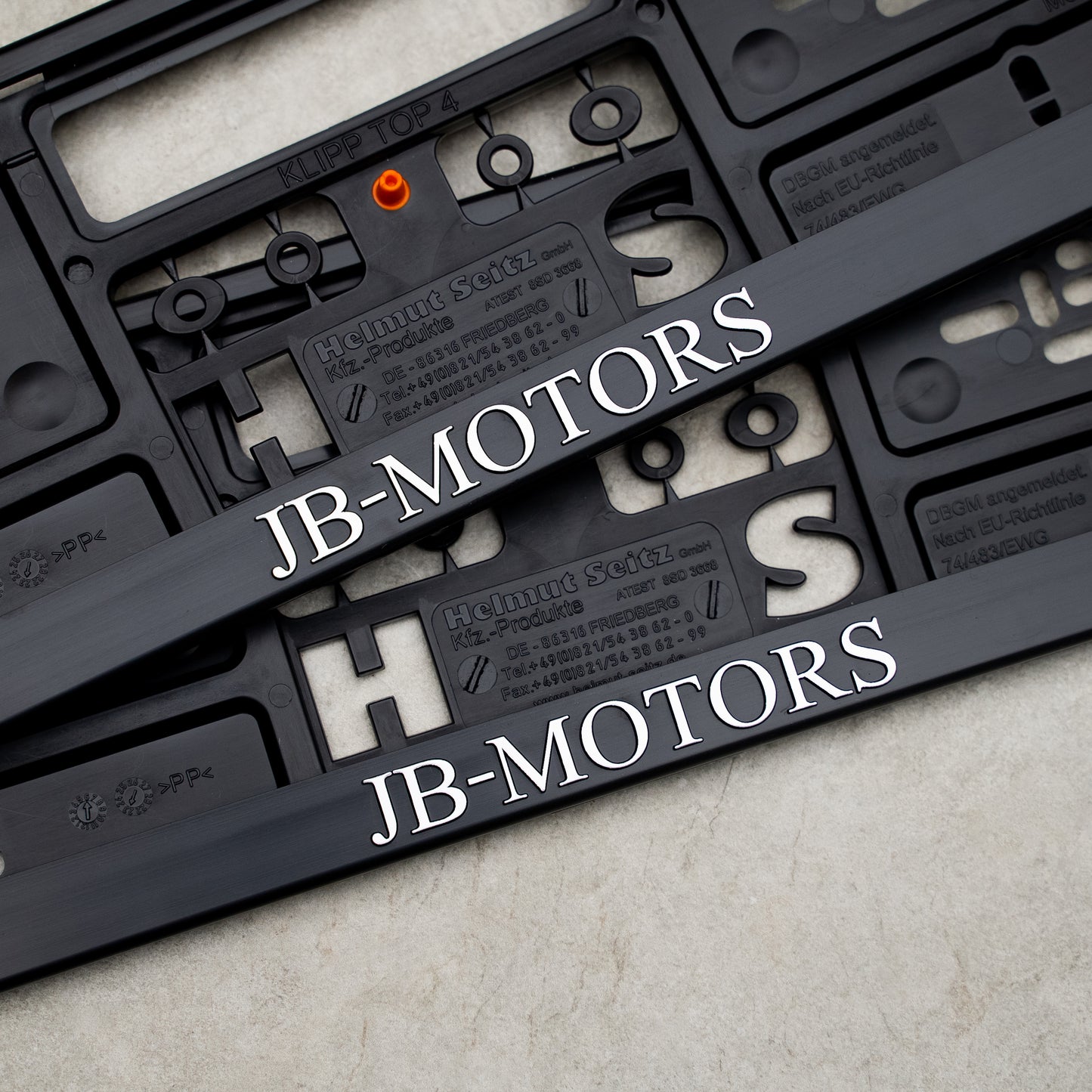 JB-Motors Kennzeichenhalter 2er-Set